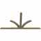 Ekena Millwork Richland Rough Sawn Timber Gable Bracket, Douglas Fir, 84"W x 45"H x 2"D x 4"F, 13/12 Pitch GBW084X45X0204RIC00RDF - alternate 2